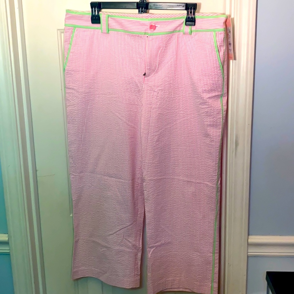 BRAND NEW WITH TAGS! Lily Pulitzer Pink Capri Pant